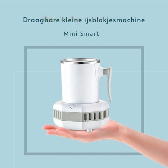 Thuys - Mini IJsblokjesmachine - Draagbare IJsmaker - Dranken Koelen - Snel IJs Maken - Compact Formaat - Groen van Thuys — afbeelding 3