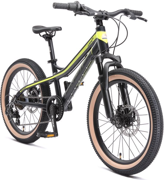 Bikestar kinderfiets MTB 7speed 20inch zwart/groen van Bikestar — afbeelding 5