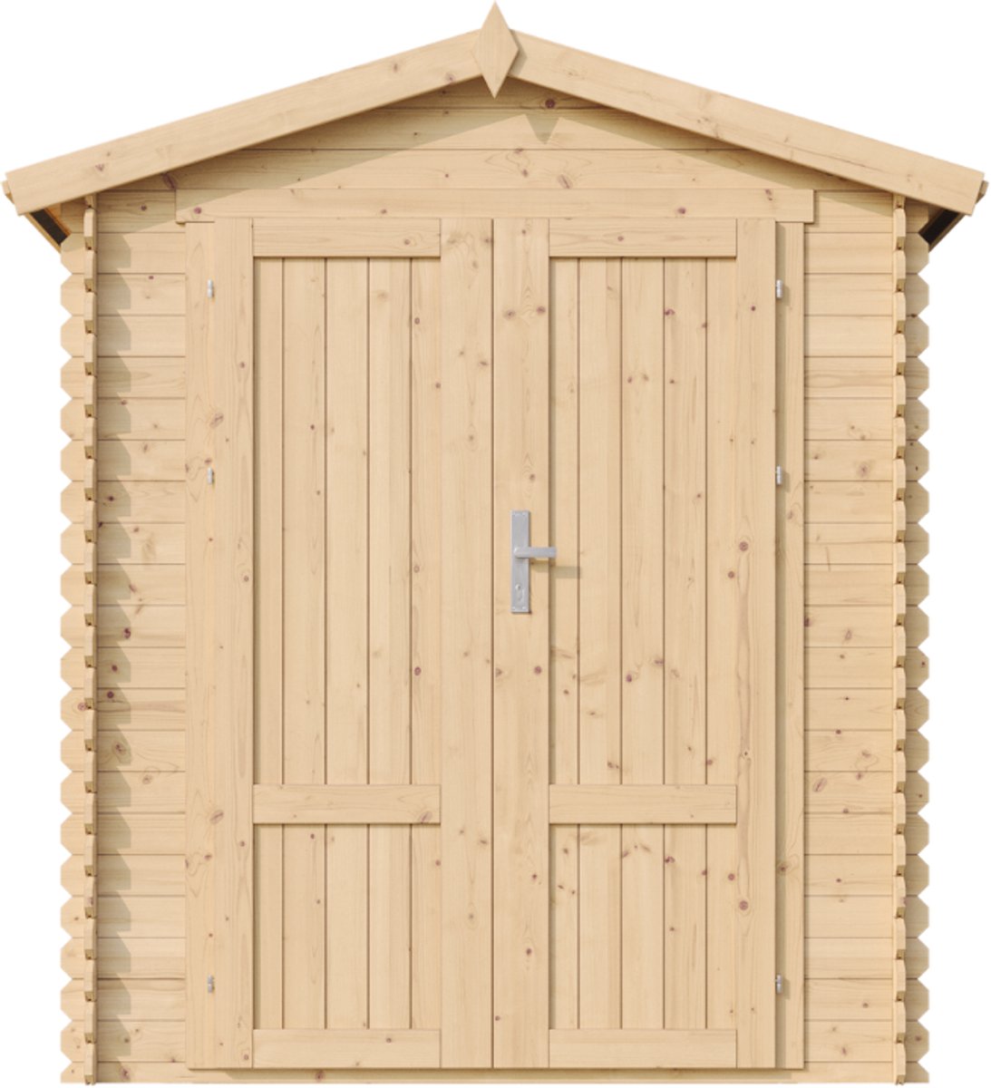 Timbela M320F1+M320G - Houten tuinhuis - 2,82 m² - 186x196xH224 cm - met vloer