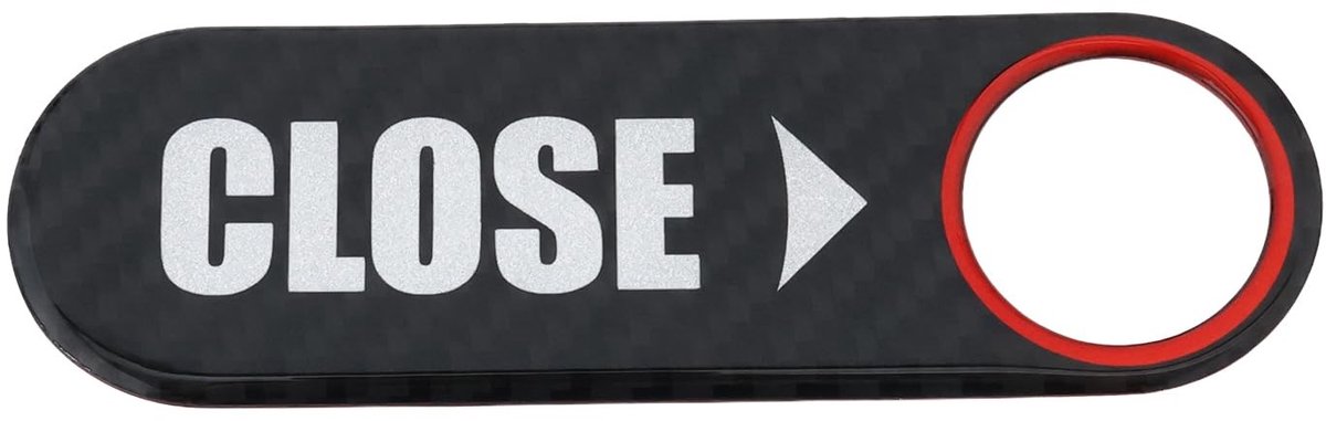 Dailygoods - Koolstofvezel Schakelaar Knop Sticker voor Auto