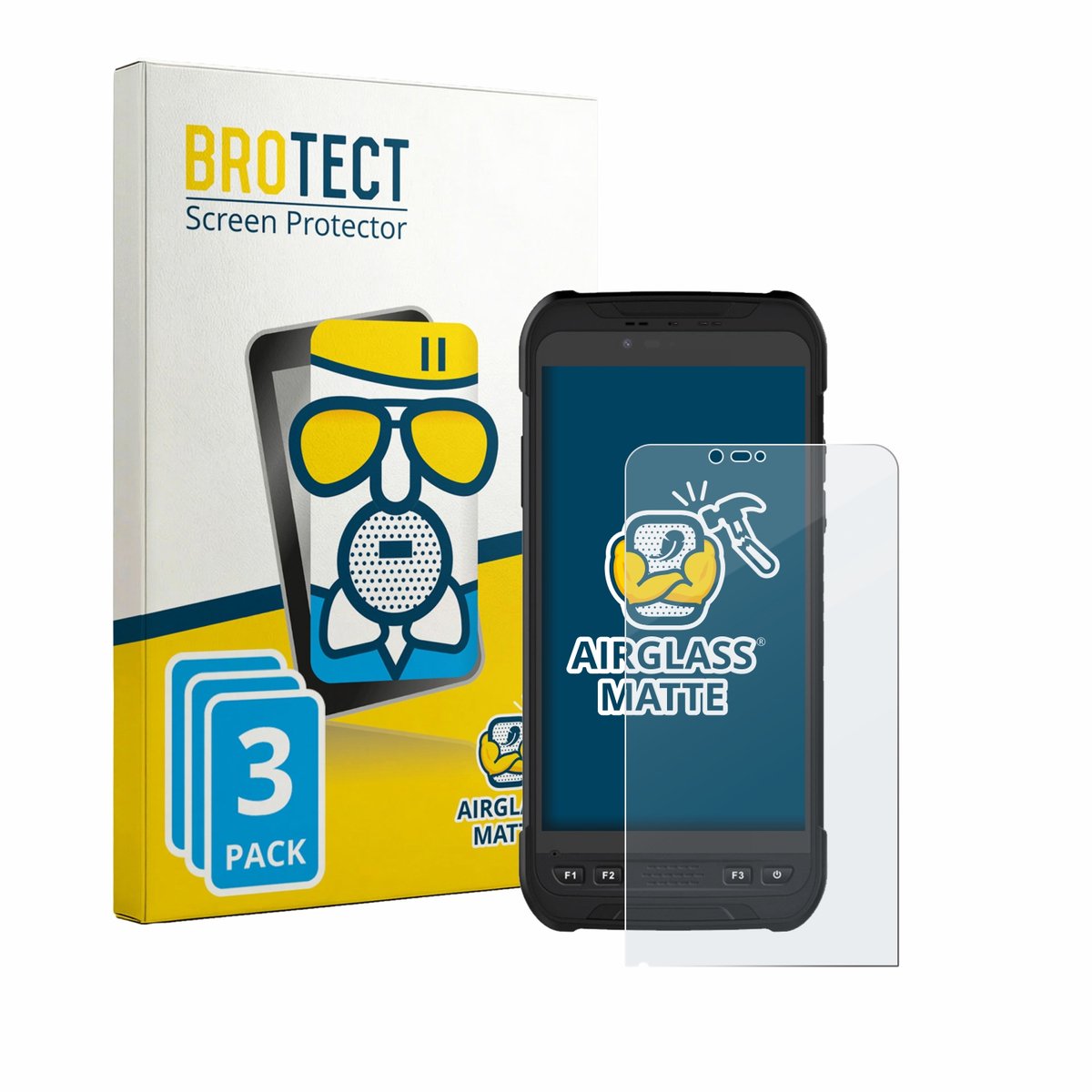 BROTECT - Screenprotector voor Stonex S60 - Folie Beschermfolie Beschermglas matte 3 Stuks