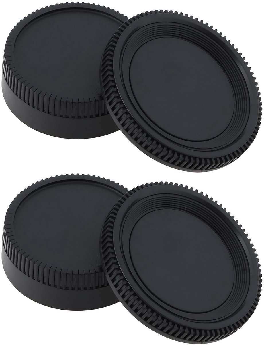 Dailygoods - Set van 2 Body en Achter Lens Caps voor Nikon AF en AF-S Lens