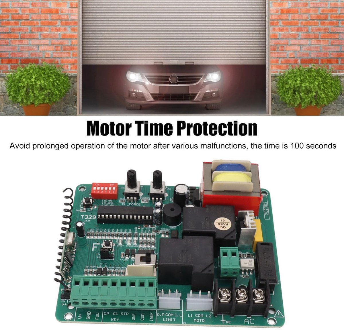Dailygoods - Cosensi - Dailygoods - Dailygoody - Geavanceerde motorbesturingsplaat - Schuifdeuren - Eenvoudige installatie - Afstandsbediening - Veilige bediening - Geschikt voor 220 V