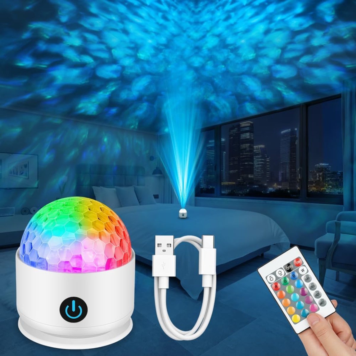NBAP® Noorderlicht Projector - Galaxy Lamp - Aurora Projector