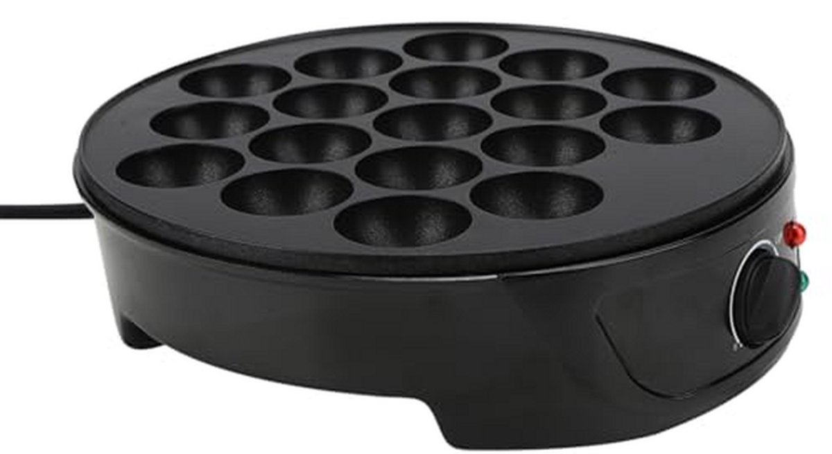 Takoyaki-machine voor 18 octopusballen, antiaanbak, 750W, perfect voor thuis