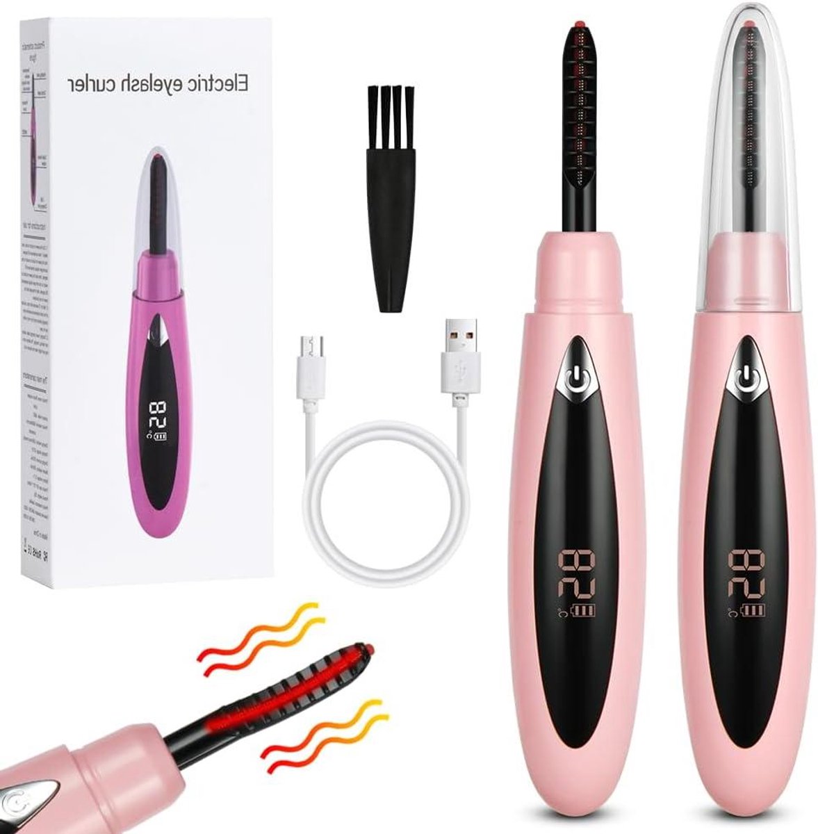 Wimperlifting Set - Elektrische Wimperkruller - Verwarmde - Handig
