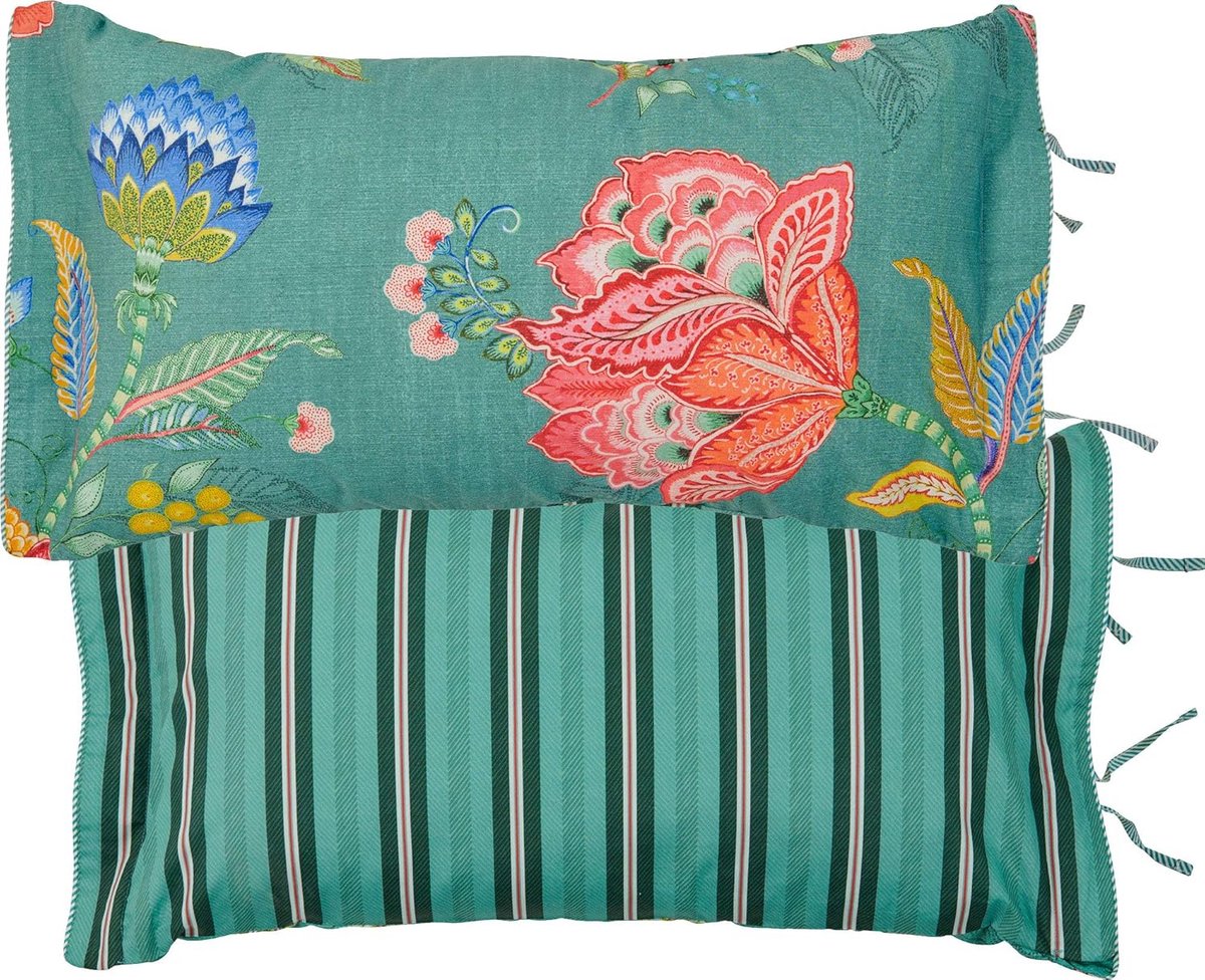 PiP Studio Sierkussen 35 x 60 cm Jambo Flower Groen