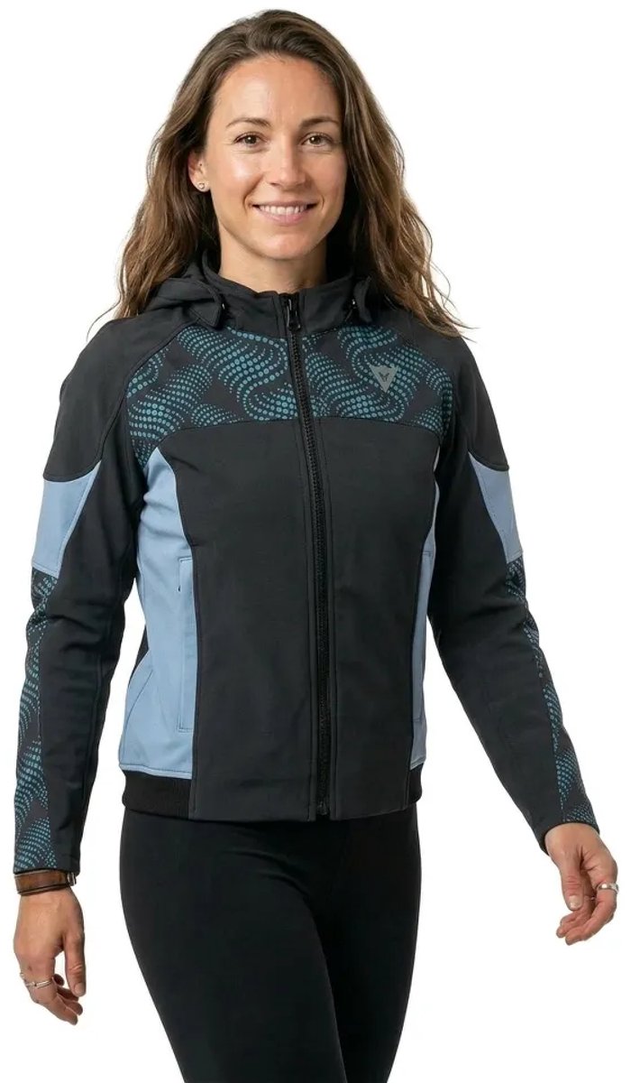 Dainese Ignite 2 Dames Zwart Blauw Mirage Textiele Motorjas - Maat 44 - Jas – foto 2