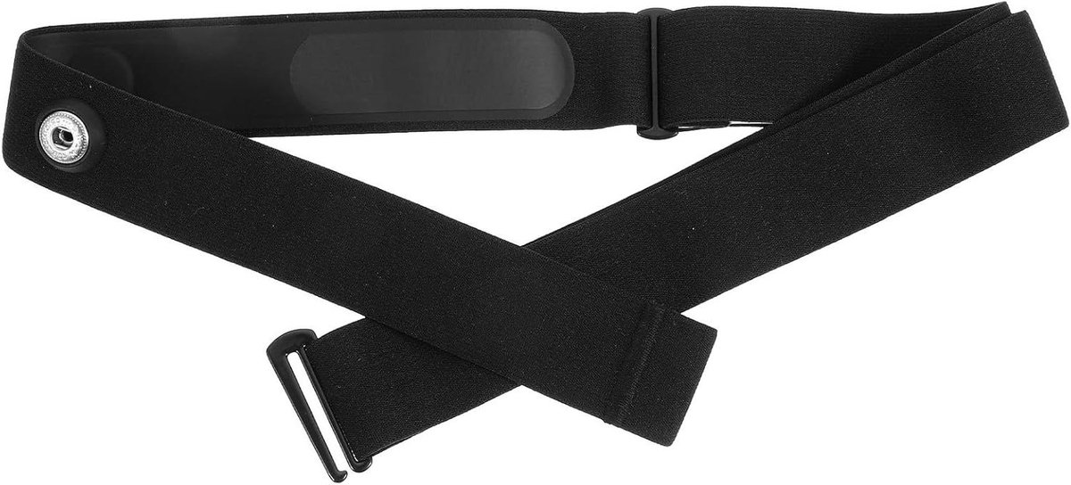 Hartslagmeter Borstband - Fitness Tracker Band - Sporten Meten - Verstelbare Elastische Band - 32 cm - Zwart
