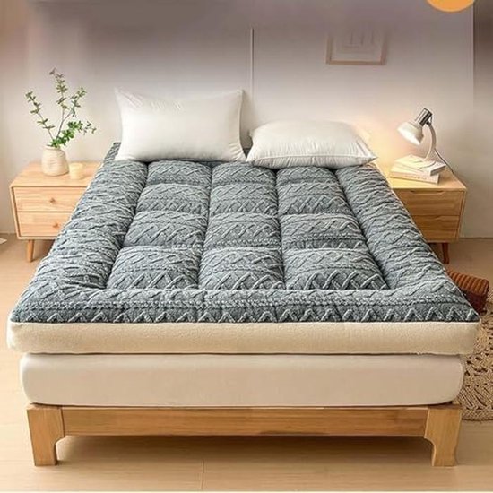 Japanse futonmatras - Opvouwbare vloermat - Comfortabel slapen - Zacht en ondersteunend - Niet gespecificeerd - Niet gespecificeerd — afbeelding 4