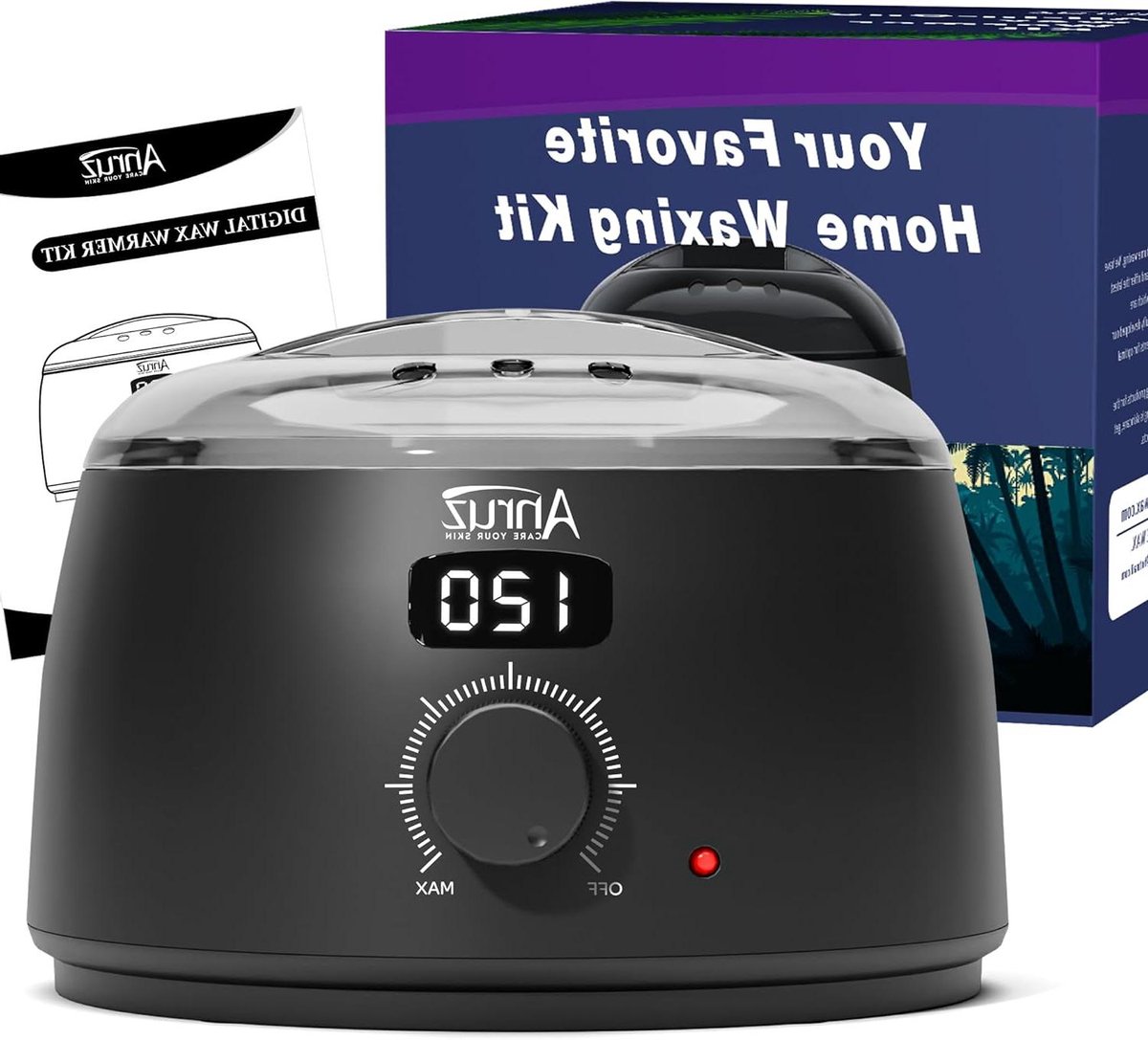 Digitale Wax Warmer - Ontharingsapparaat Harsverwarmer - Thuis Harsen - Intelligente Temperatuurcontrole - 500ML - Wit