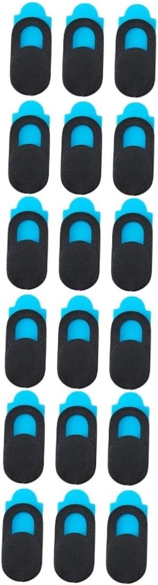 Webcam Covers - Privacy Covers - Digitale Veiligheid - Ultradun Design - 18 Stuks - Zwart