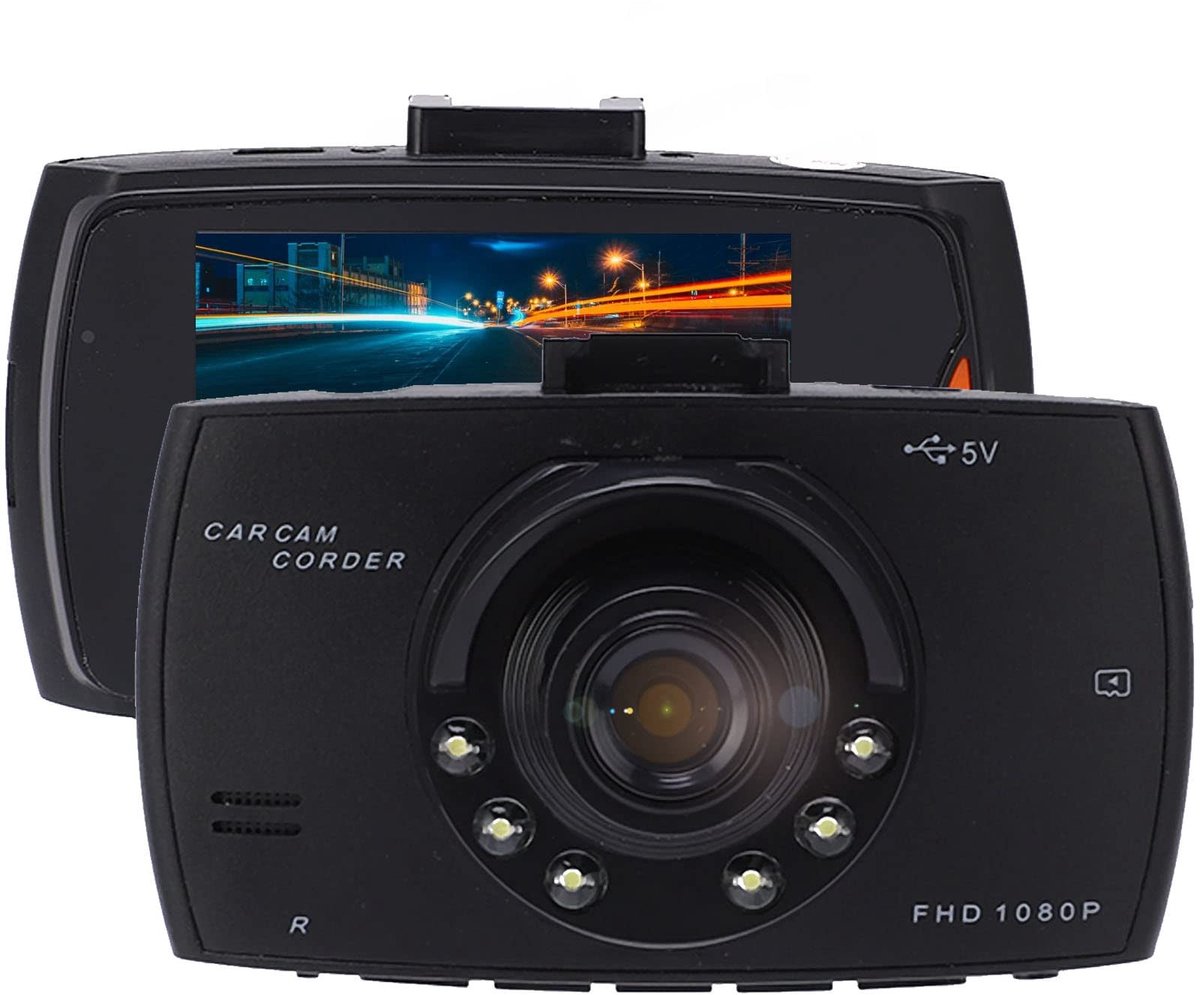 Dailygoody - Dash Cam - 1080P Full HD - Nachtzicht - 170 Graden Groothoek - Parkeermonitor - Zwaartekrachtsensor - Voor auto