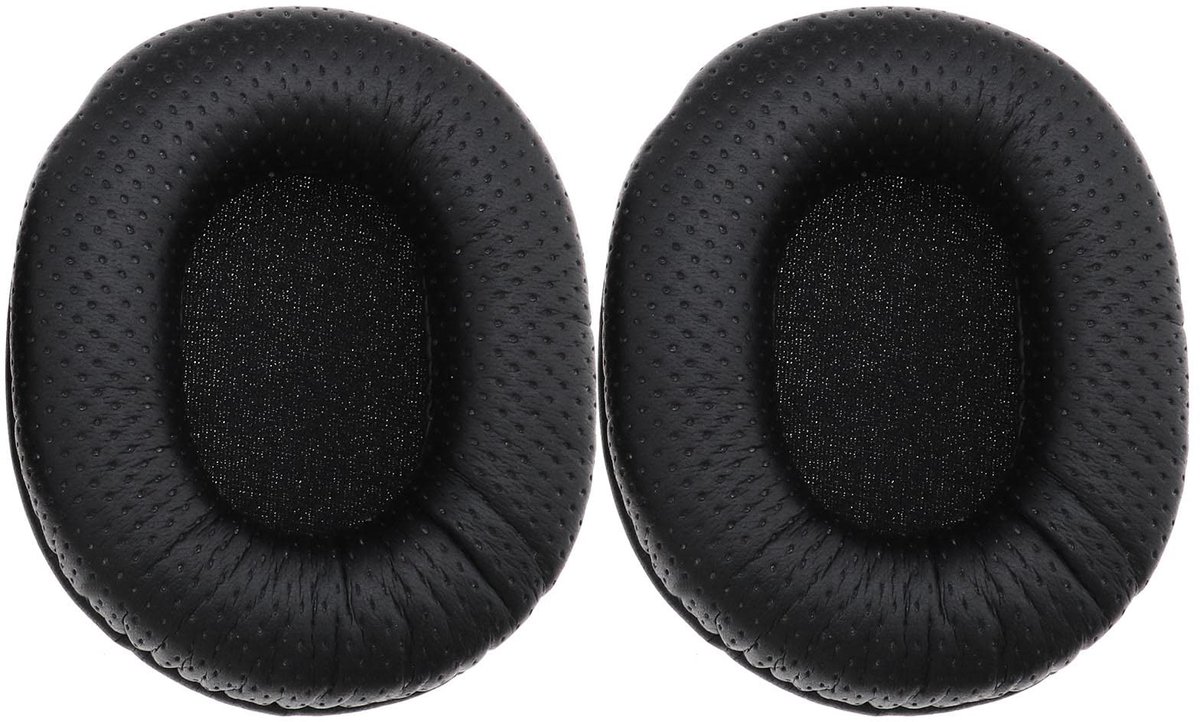 Dailygoody - Oorkussens Vervanging - Hoofdtelefoon Accessoires - Zwart - Lederen Foam - Geluidsisolatie - Geschikt voor 7506, V6, CD900ST
