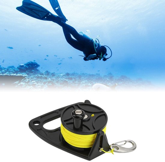 Dailygoody - OmGoods - Dailygoody - Duikvissen Reel - Onderwater Reel - Sterke anti-corrosie - Zwart wiel - Snorkelen en duiken - Geschikt voor watersporten - Draagbaar — afbeelding 4