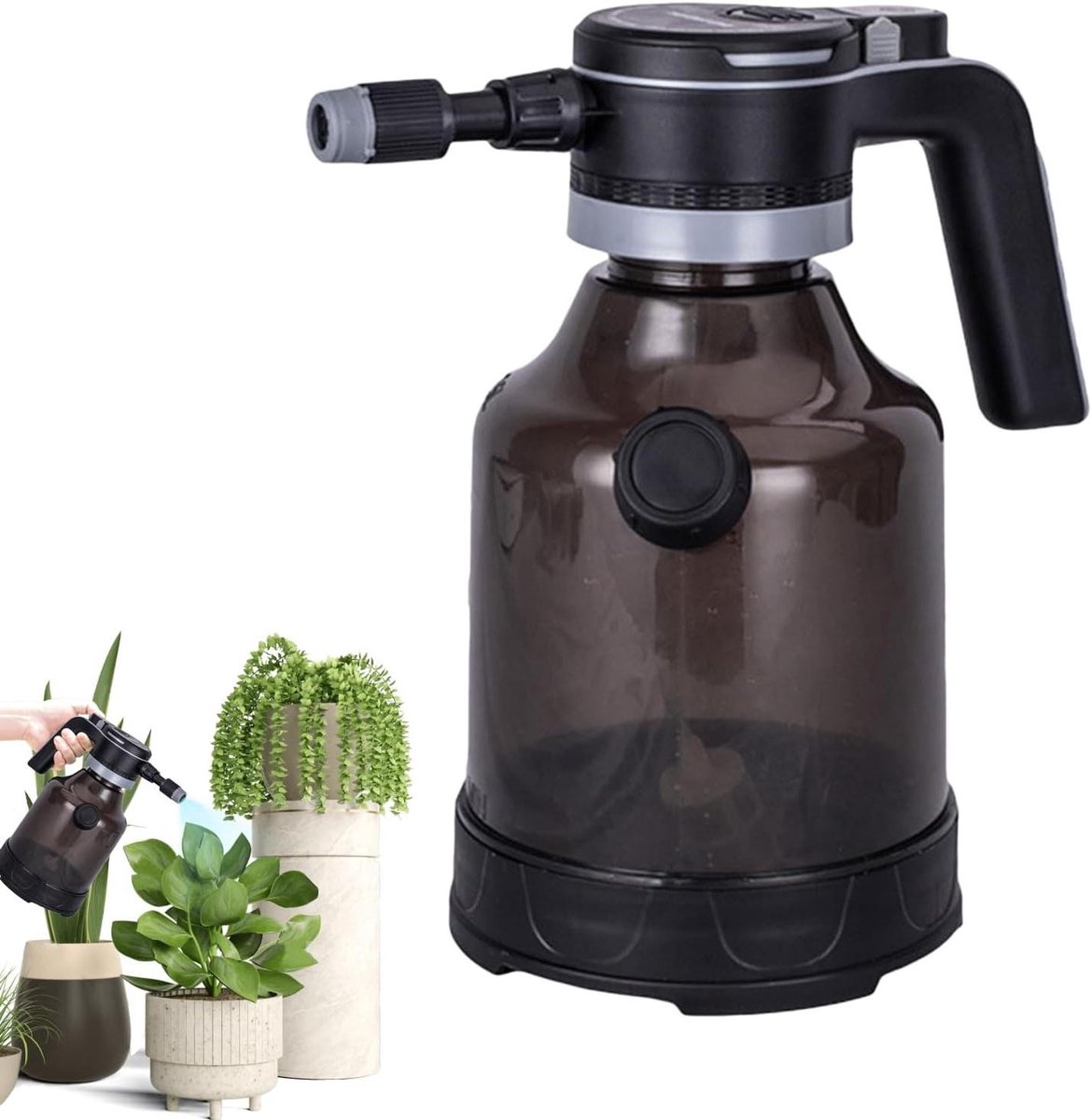Elektrische Sproeier - Automatische plantenspuit - Tuinonderhoud - Elektrische persactivering - 3 liter - Zwart