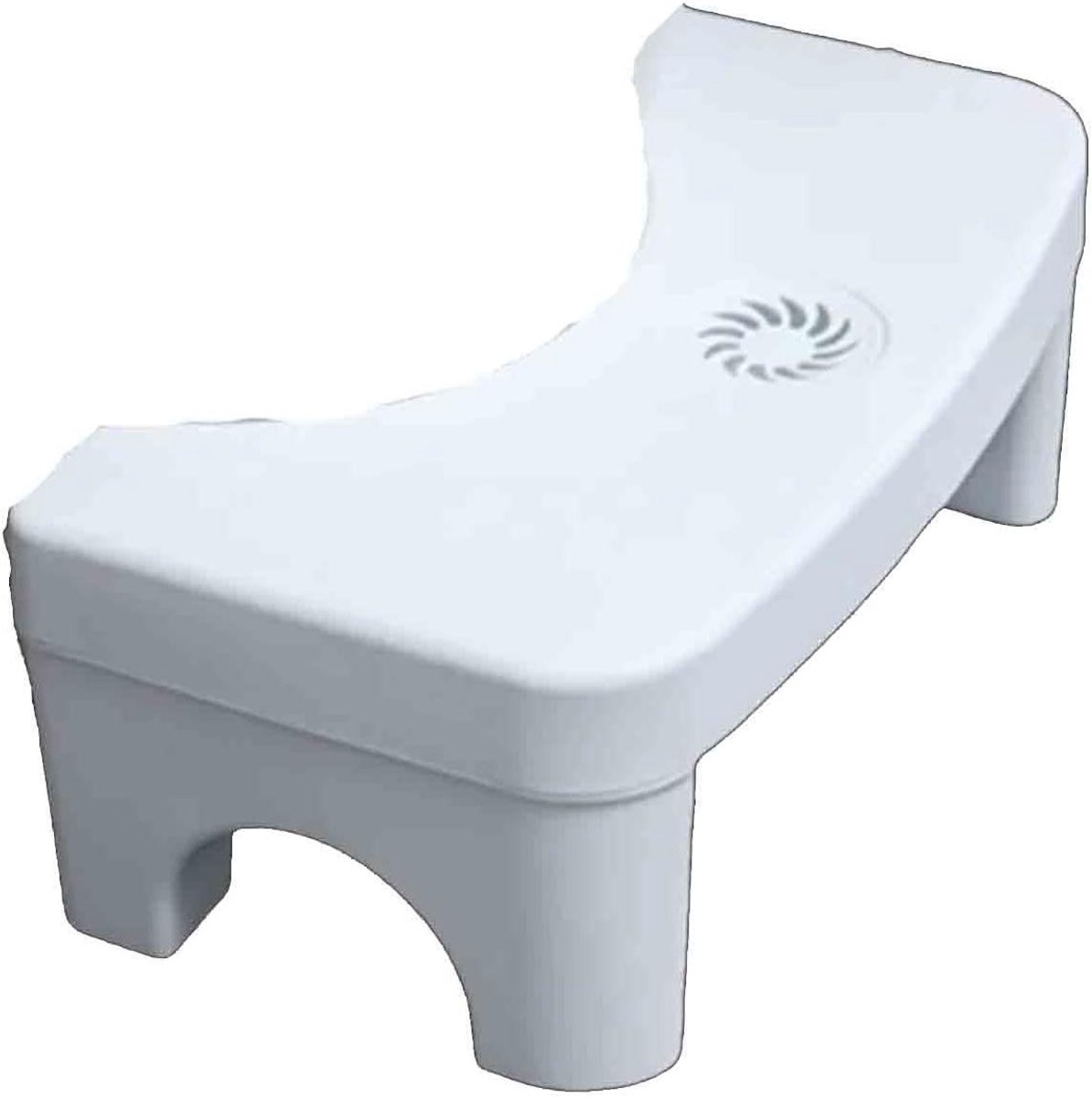 Opvouwbare Toiletkruk - Badkamerkruk Hurkkruk - Comfortabele Ontlasting - Ergonomisch Ontwerp - Compact Opvouwbaar - Wit