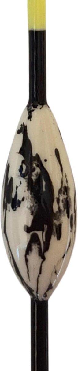 Karper Pendobber - Vis Dobber Pennetje - Penvissen Op Karper - Zwart Wit Camouflage - 20 Gram - Zwart Wit — afbeelding 2