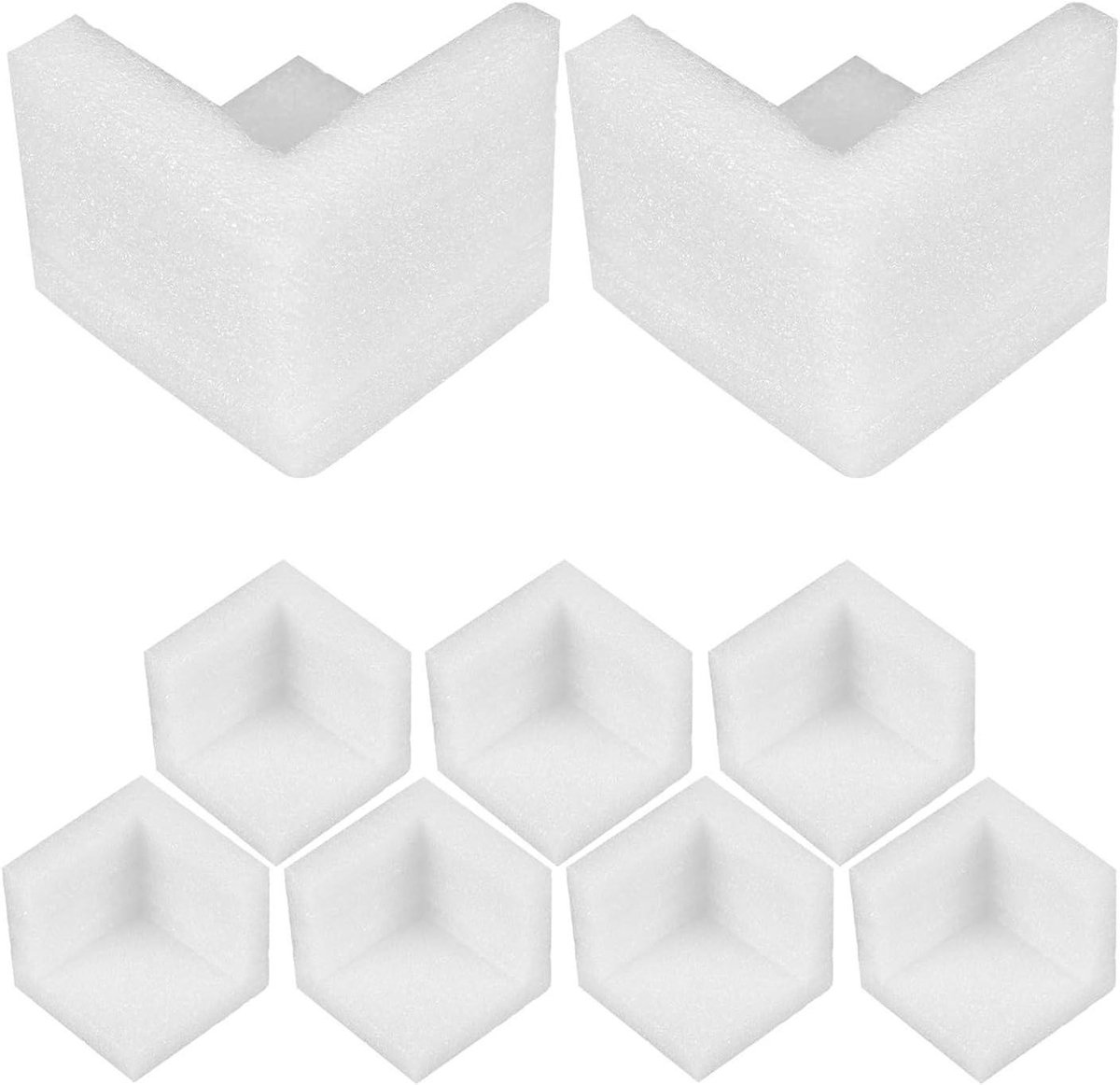 Tafelhoekbeschermers - Hoekbeschermers - Verzending Beschermen - EPE Schuim - 2x2 inch - Wit