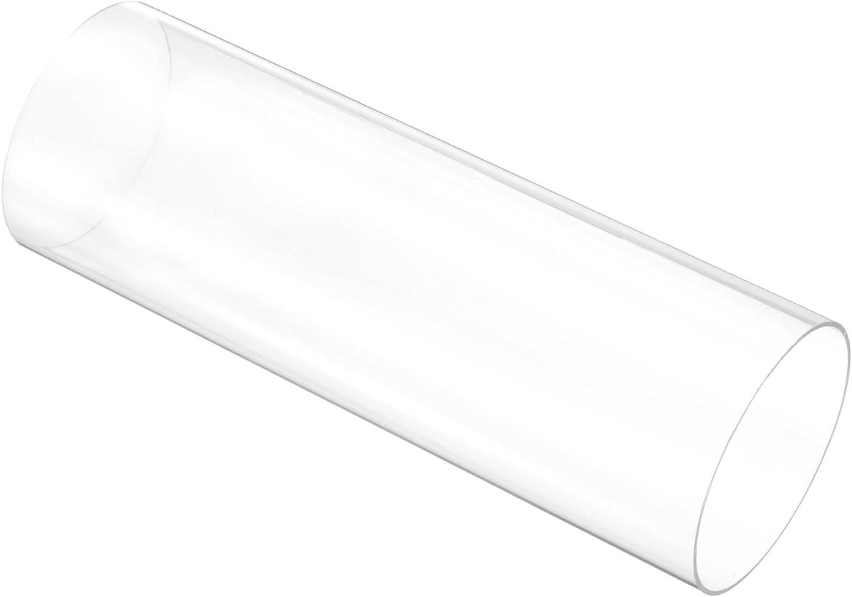 Transparante Kunststof Buis - Polycarbonaat PVC Buis - Doe-het-zelf Projecten - Hoge Slagvastheid - 150 mm Lengte - Transparant