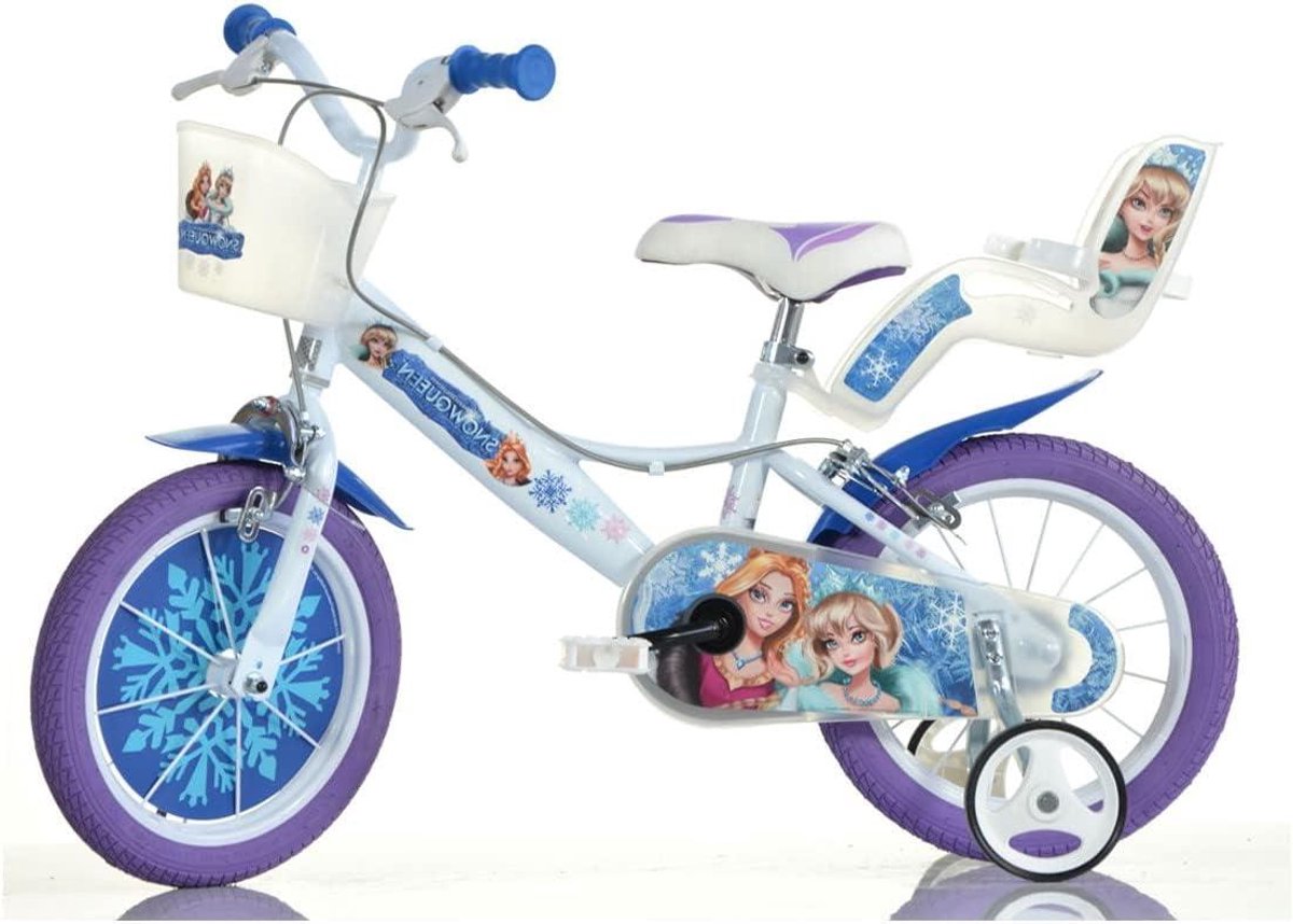 Kinderfiets - Meisjesfiets - Leren Fietsen - Met Mand en Poppenhouder - 16 inch - Wit