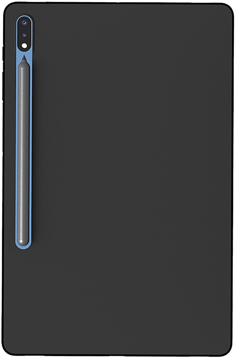 Dailygoody - Hoesje voor Samsung Galaxy Tab A9 - Zacht TPU - Ultralicht en dun - Zwart - Anti-trilling - Geschikt voor Samsung Galaxy Tab A9