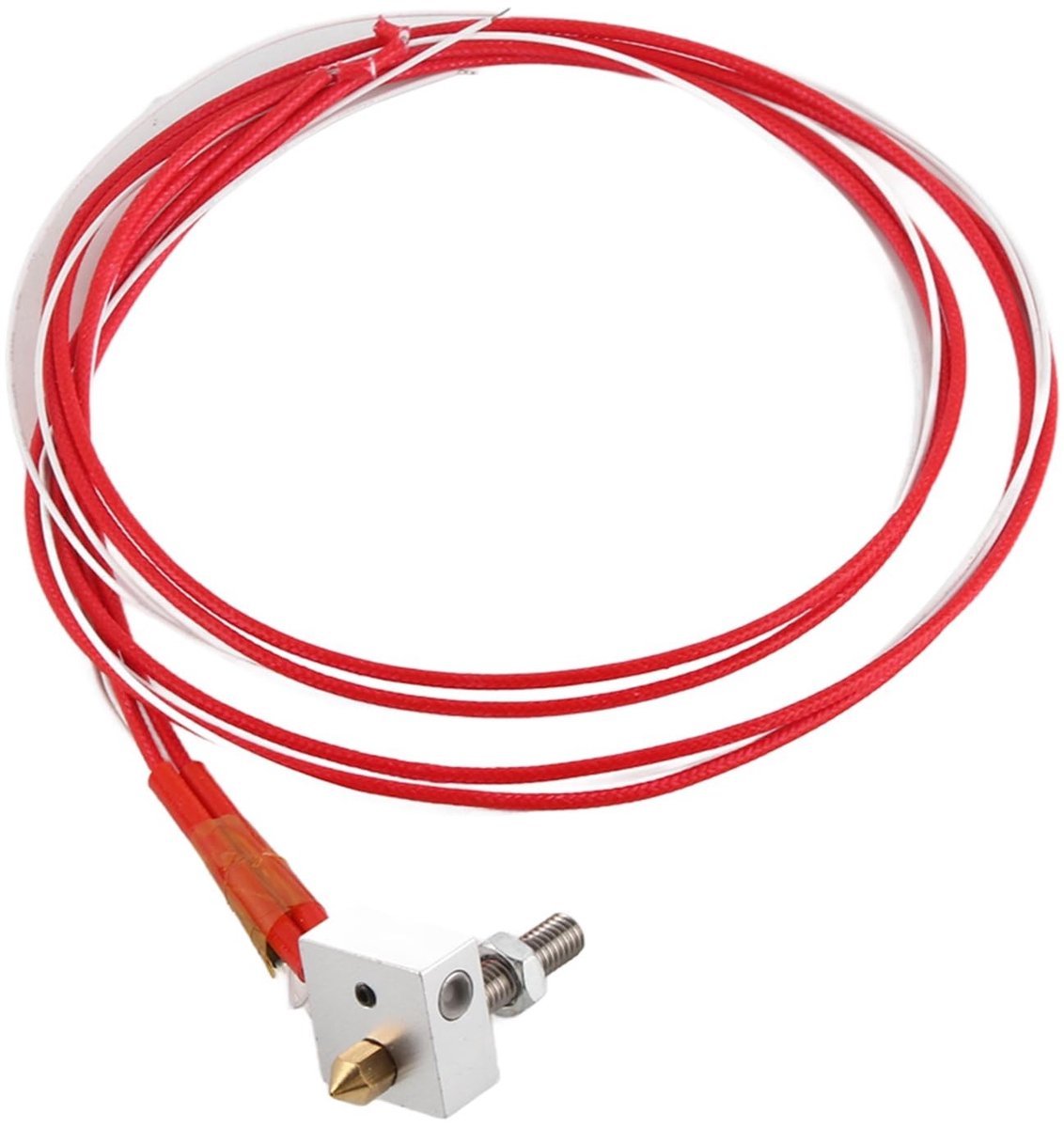 Dailygoody - Heet uiteinde extruder montage - 3D-printer onderdelen - Verbeterde koeling - 0,4 mm mondstuk - Aluminium verwarmingsblok - Geschikt voor.