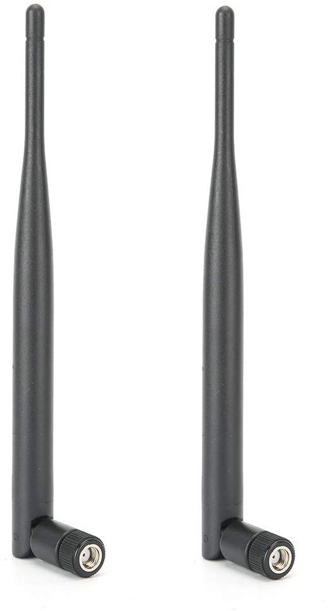 Dailygoody - WiFi-antenne - Draadloos WIFI Systeem - 2 stuks - 6DB High Gain - DualBand Router Antenne - Universele Connector - Geschikt voor Rout...