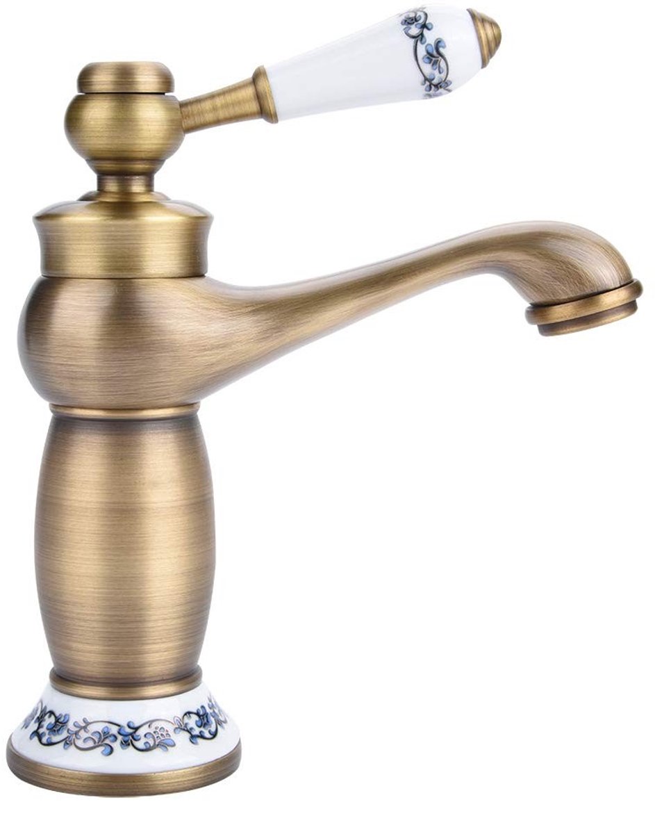 Dailygoody - OmGoods - Dailygoody - Einhand mengkraan - Keukenmengkraan - Antiek - Messing