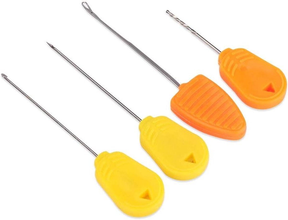 Visserij Rig Set - Rig Tools - Vistuigen Maken - Multifunctioneel Ontwerp - 4 Delig - Zilver