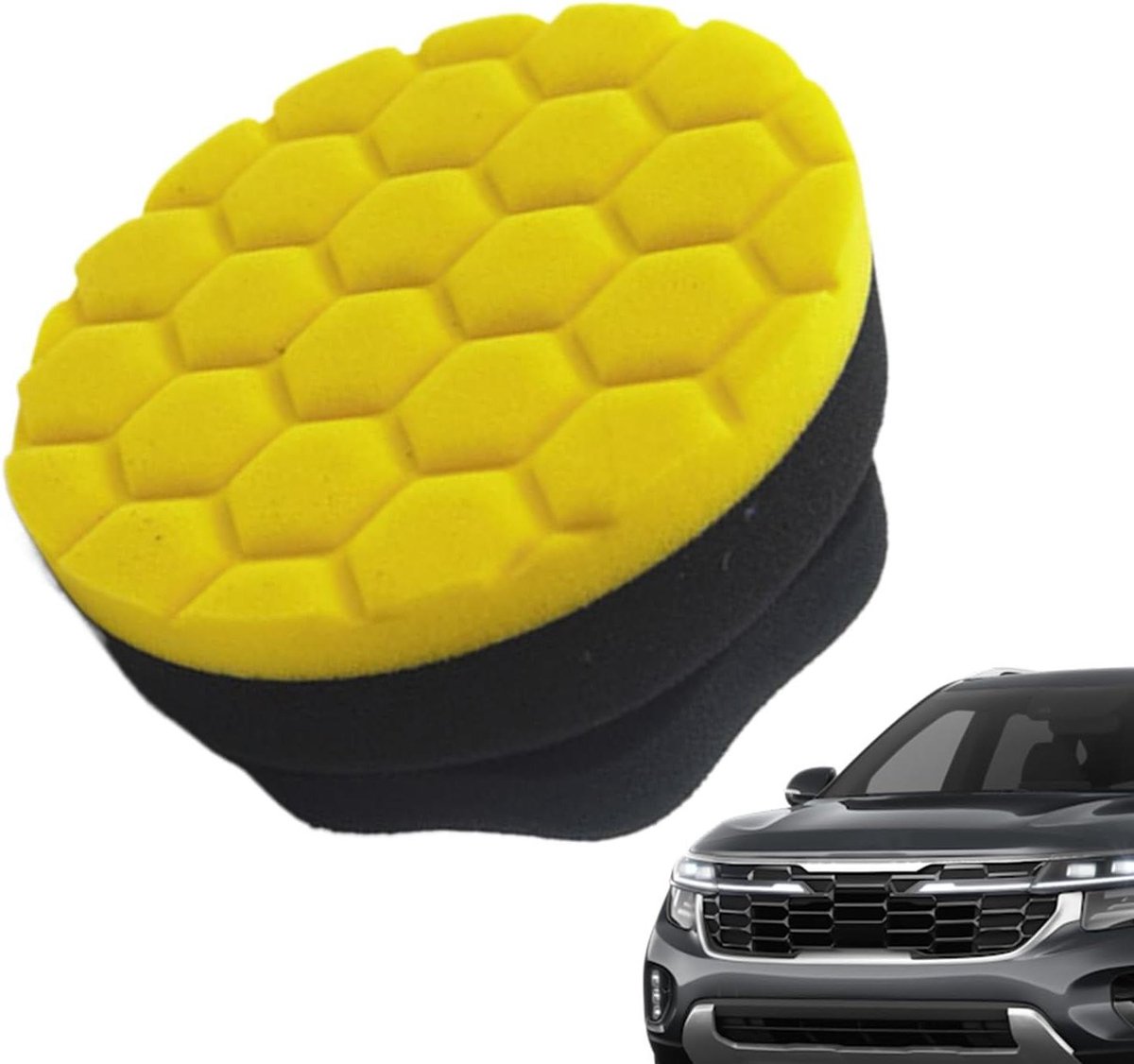 Bandenglans Aanbrengpad | Anti-Slip Spons Geschikt Voor Polijsten, Waxen En Reinigen,Borstel Voor Banden Glans Applicator - Detailing Van Interieur Velg Auto Trim Lak En Motor