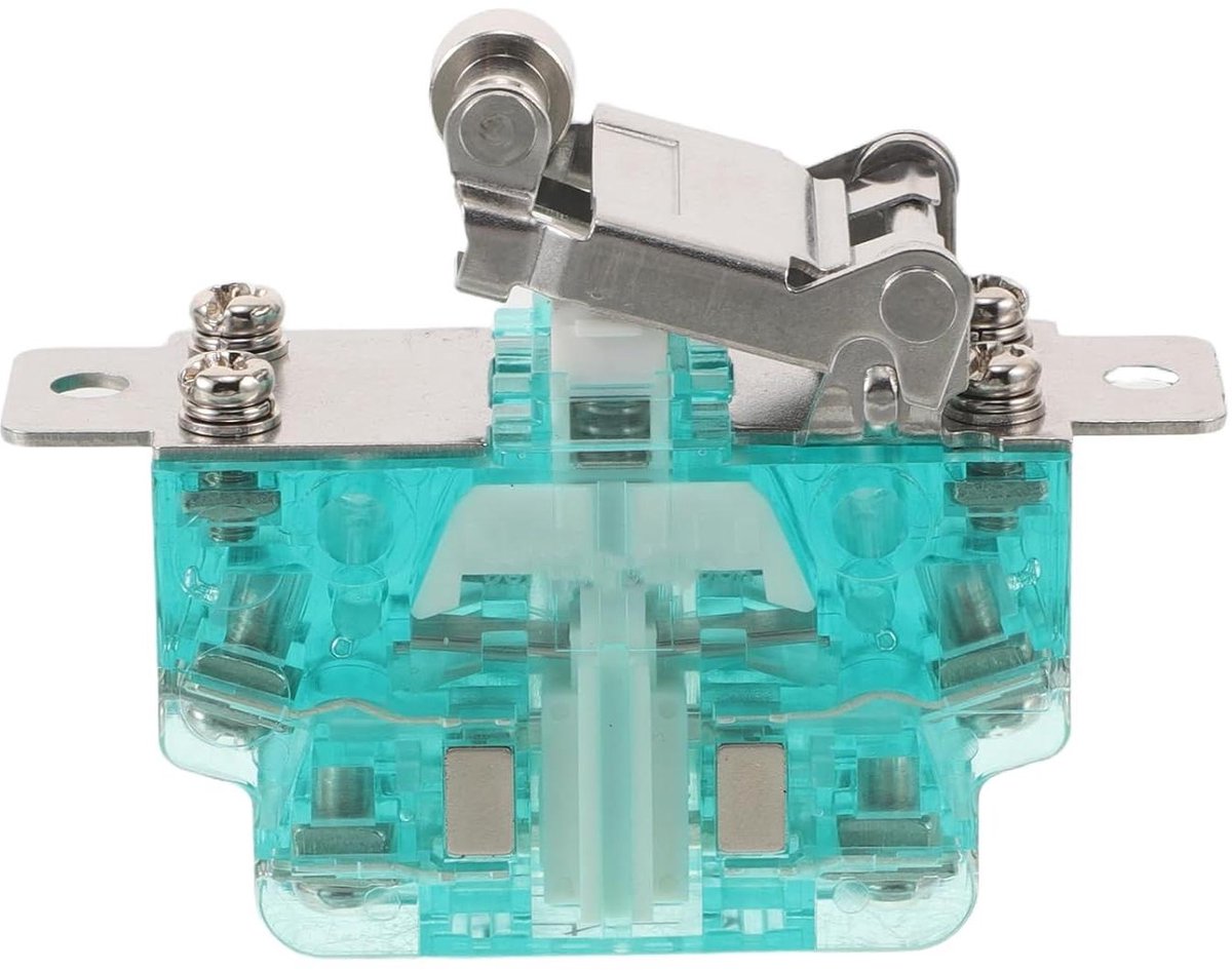 Magnetische Schakelaar - Zelfreset Eindschakelaar - Machine Automatisering - Nauwkeurige Positiedetectie - 6.6 cm - Hemelsblauw