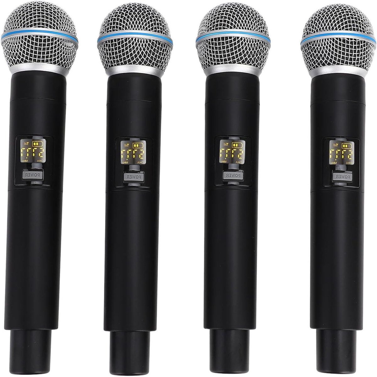 Draadloze Microfoons - Karaoke Set - Feest Geluid - Stabiele Ontvangst - 50 Meter Bereik - Zwart