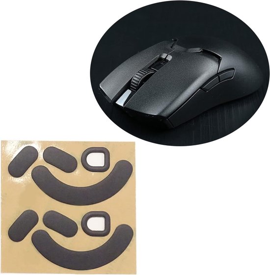 Muis Voeten Pad - Glijders Vervangen - Verbeteren Prestaties - Competitieniveau Ontwerp - 1 Pack - Zwart — afbeelding 4