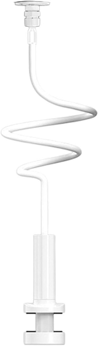 Babyfoon standaard - Bewakingshouder - Veilig plaatsen - Boorvrije installatie - 13 x 13 x 10 cm - Wit