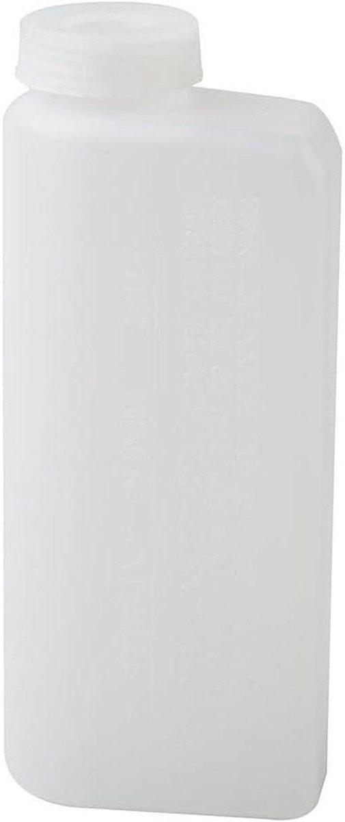 Brandstof Mengfles - Olie Mengbeker - Houtbewerking - Nauwkeurig Mengen - 600 ml - Wit