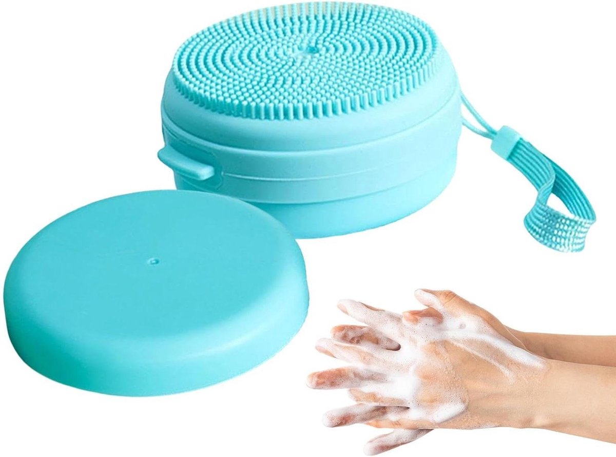 Siliconen Body Scrubber - Douche Borstel - Diepe Huidreiniging - Zachte Hoge Dichtheid Borstels