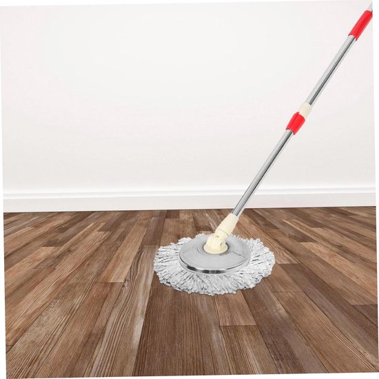 Vervangende Dweilstok - Dweilhandvat Telescoopsteel - Huishoudelijk Schoonmaken - Verstelbare Lengte - 121 cm - Blauw — afbeelding 3