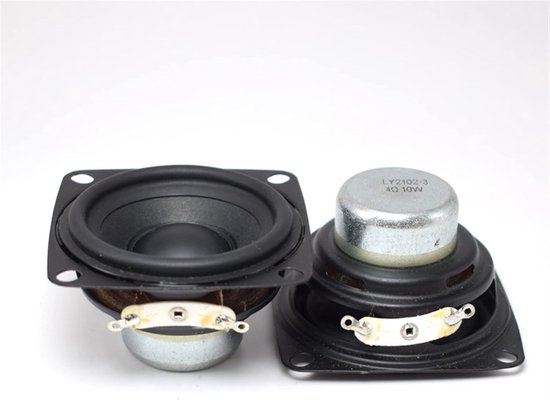 HIFI Muziek Luidspreker - Boekenplank Speaker - Muziek Luisteren - Interne Sterke Magneet - 53mm 10W - Zwart — afbeelding 5