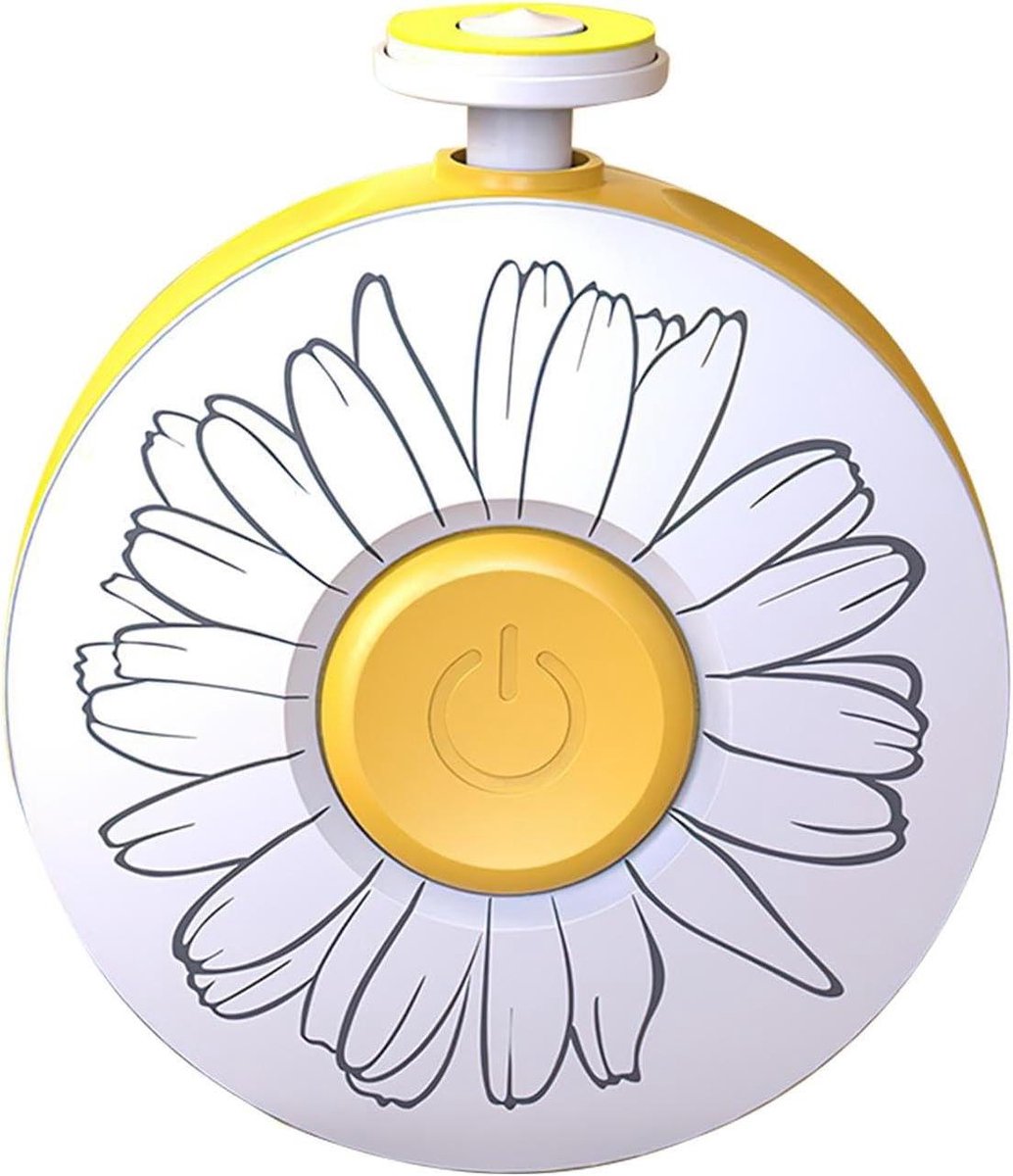 Elektrische Baby Nagelvijl - Babynagels Trimmer - Nagels Verzorgen - Veilig Gladmaken - 12.3 cm - Wit