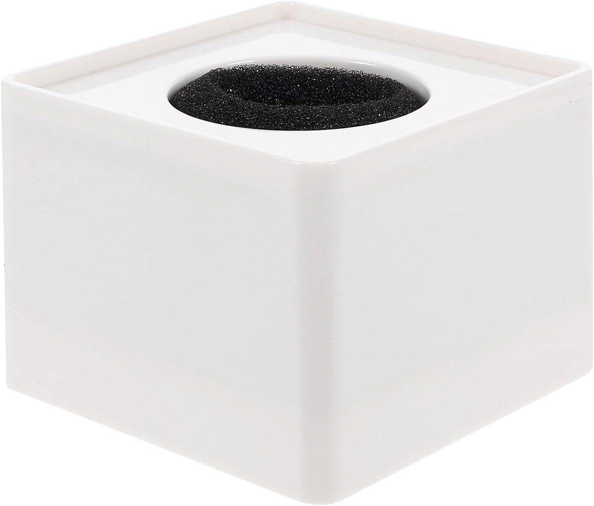Draagbare Microfoon Vlaggenhouder van ABS - Vierkante Cube voor Interviews met Logo - Perfect voor Professioneel Gebruik