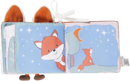 Speelboek Filou - Baby knuffelboek - Baby entertainment - Met rammelaar en knisper - Normaal - Roest — afbeelding 5