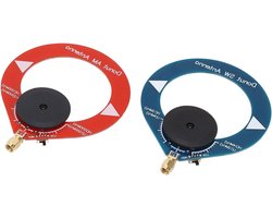 Medium Wave en Short Wave Transceiver Set met Mini Loop Antenne - Draagbare 2Pcs Antenne voor Verbeterde Ontvangst