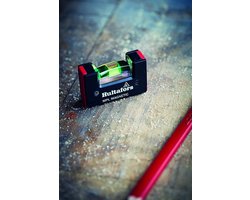 Hultafors Mini Waterpas MPL Magnetisch 68 mm – HU401313 - Tot 0.25 m - rood