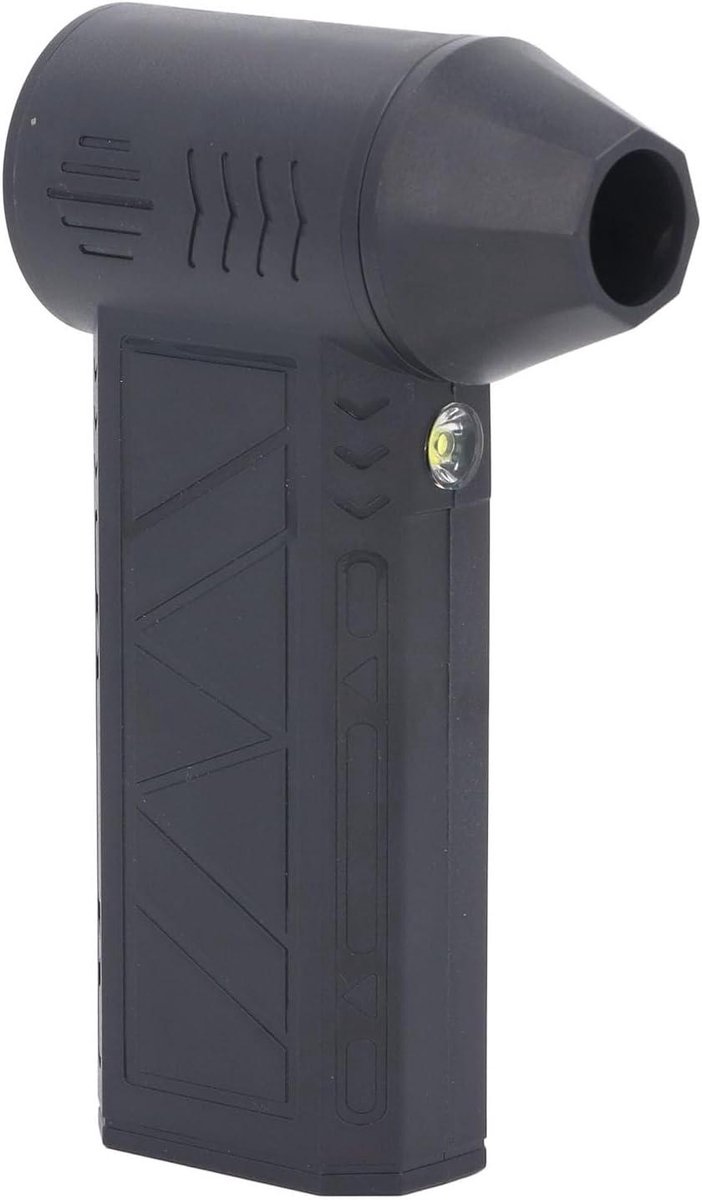 Krachtige Turbo Ventilator - Luchtblazer Draagbaar - Efficiënt Reinigen - Traploze Snelheidsregeling - 17 x 12 x 4 cm - Zwart