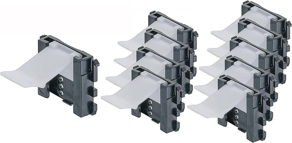 Sokkelhouders Keuken - Plintclips Set - Keukenmontage - In hoogte verstelbaar - Set van 10 - Wit