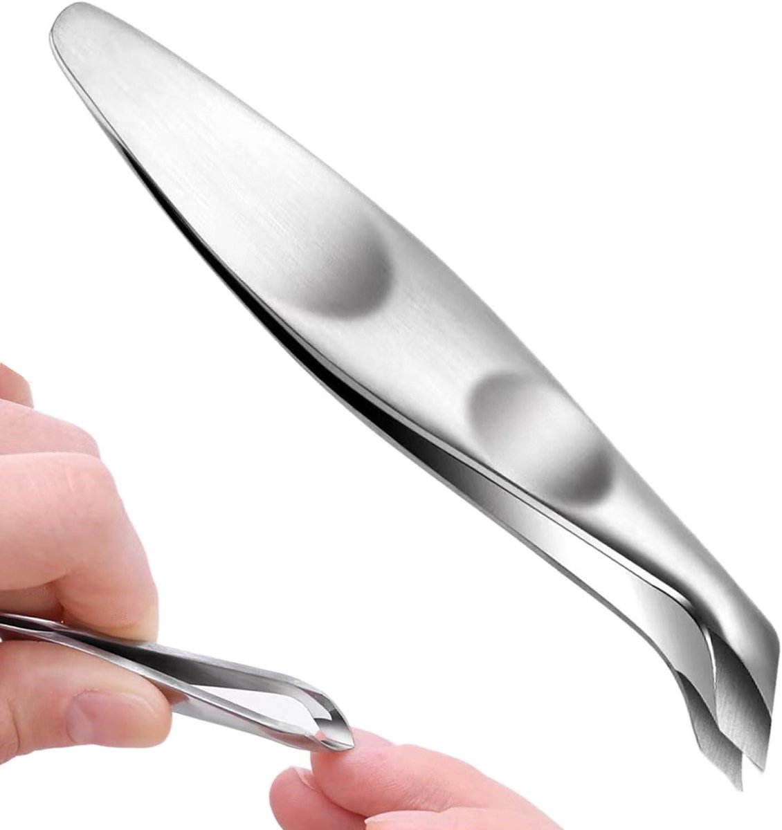 Nagelriemsnijder - Dode huid tang - Manicure pedicure - Ergonomische grip - 8 cm lengte - Zilver