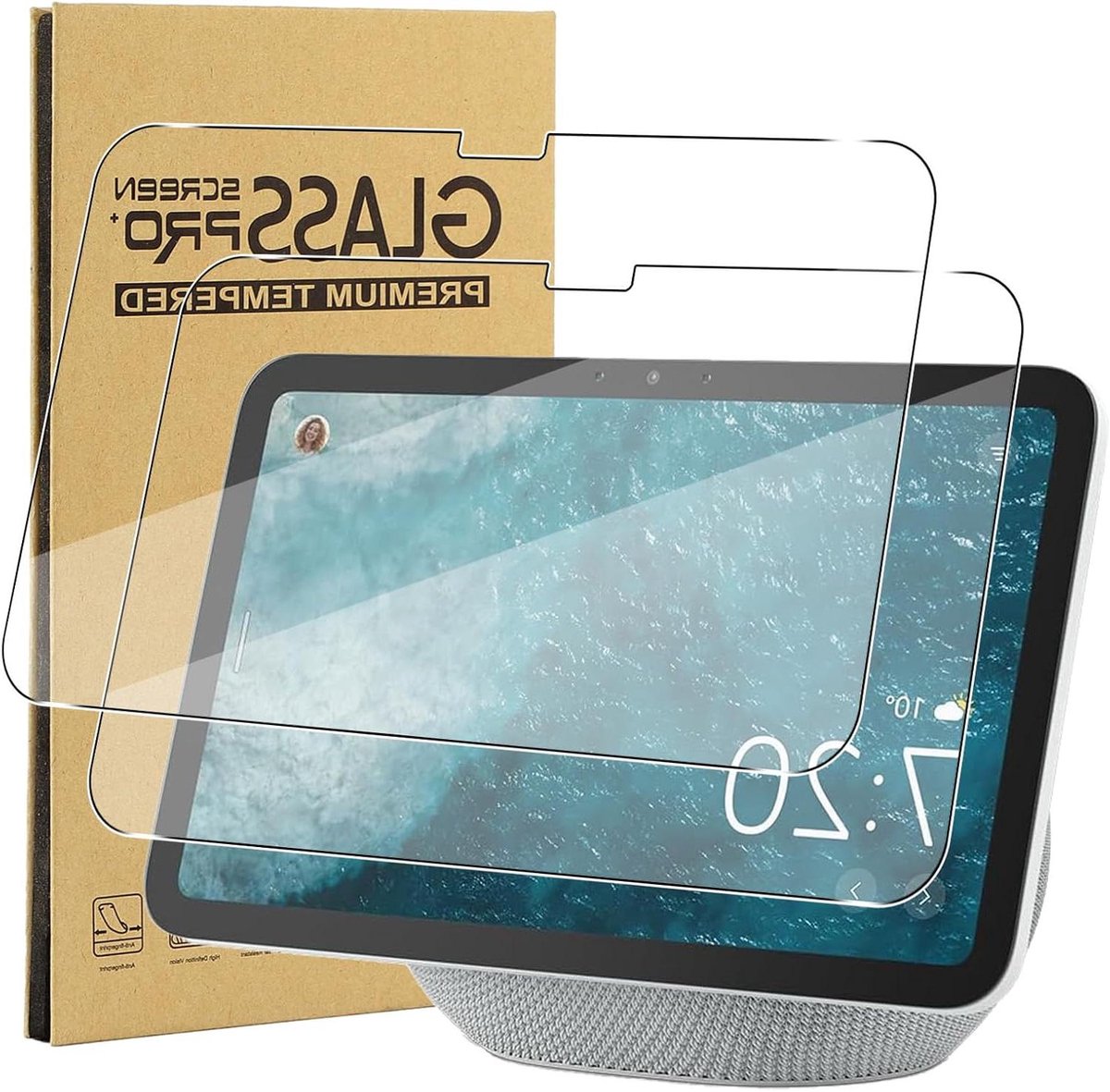 Displaybeschermers - Schermfolie - Tabletscherm Beschermen - Gehard Glas - 2 Stuks - Transparant