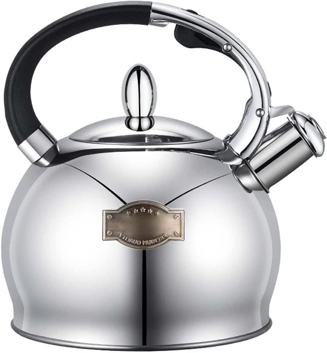 Fluitketel - Waterketel - Thee zetten - Snelle verwarming - 3 Liter - Zilver