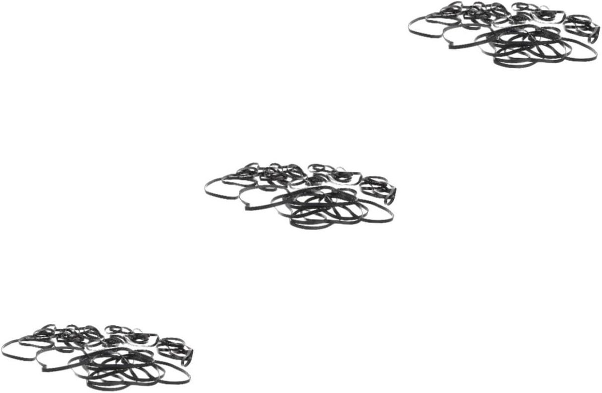 UKCOCO 150stuks Cassette Speler Riemen Vervangingsriemen Voor Audiorecorders Duurzame Riemen Voor Cassettebandmachines Dvd-spelers Flexibel